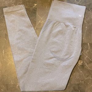 NVGTN - Grey Seamless Contour Leggings NWOT
